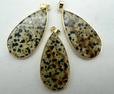 Aventurine Tiger Eye Quartz Turquoises Pendant DIY Jewelry 6PCS