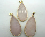 Aventurine Tiger Eye Quartz Turquoises Pendant DIY Jewelry 6PCS