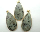 Aventurine Tiger Eye Quartz Turquoises Pendant DIY Jewelry 6PCS