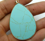 Aventurine Tiger Eye Quartz Crystal Turquoises Pendant