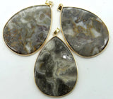Aventurine Tiger Eye Quartz Crystal Turquoises Pendant