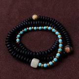 Natural Stone Bead Copper Bracelet for Yoga Meditation