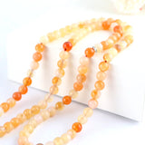 Frosted Stone Muslim Bracelet with Metal Accessories