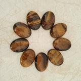 Natural Stone Mixed Beads for Jewelry Making Assorted Oval Shape Beads 20Pcs/lot