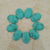 Natural Stone Mixed Beads for Jewelry Making Assorted Oval Shape Beads 20Pcs/lot