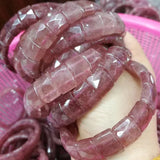 Natural Strawberry Quartz Stone Bracelet for Women