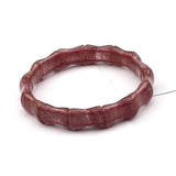 Strawberry Quartz Stone Beads Bracelet Natural Gemstone DIY Jewelry