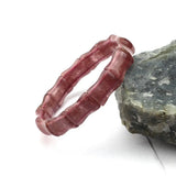 Strawberry Quartz Stone Beads Bracelet Natural Gemstone DIY Jewelry