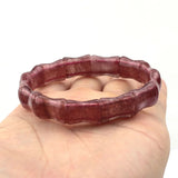 Strawberry Quartz Stone Beads Bracelet Natural Gemstone DIY Jewelry