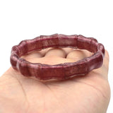 Strawberry Quartz Stone Beads Bracelet Natural Gemstone DIY Jewelry