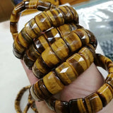 Tiger Eye Beads Bracelet Natural Stone DIY Jewelry for Men and Women