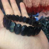 Natural Tiger Eye Stone Beads Bracelet Gem Stone Bangle for Woman