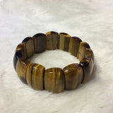Tiger Eye Stone Beads Bracelet Natural Gemstone Bangle for Men