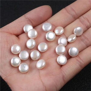 10mm Coin Freshwater Pearl Loose Beads for Jewelry Making
