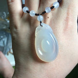 Natural Agate Necklace Pendant for Women