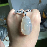 Natural Agate Necklace Pendant for Women