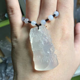 Natural Agate Necklace Pendant Gemstone Fine Jewelry for Women
