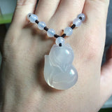Natural Agate Necklace Pendant Fine Jewelry for Women