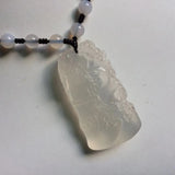 Natural Agate Necklace Pendant Gemstone Fine Jewelry for Women