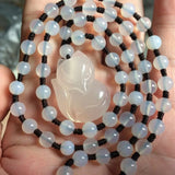 Natural Agate Necklace Pendant Fine Jewelry for Women