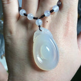 Natural Agate Necklace Pendant for Women