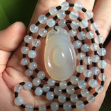 Natural Agate Necklace Pendant for Women