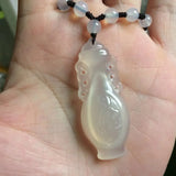 Natural Agate Necklace Pendant Fine Jewelry for Woman