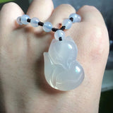 Natural Agate Necklace Pendant Fine Jewelry for Women