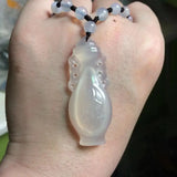 Natural Agate Necklace Pendant Fine Jewelry for Woman