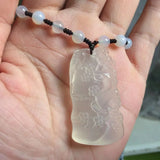 Natural Agate Necklace Pendant Gemstone Fine Jewelry for Women
