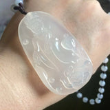 Natural Agate Stone Beads Pendant for Buddhism Prayer