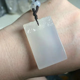 Natural Agate Stone Beads Pendant Gemstone Necklace Man Woman