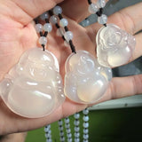 Natural Agate Stone Necklace Pendant