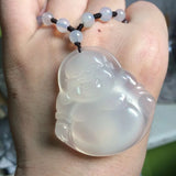 Natural Agate Stone Necklace Pendant