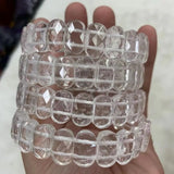 Natural Rock Quartz Crystal Beads Bracelet for Women
