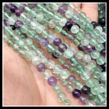 Green Fluorite Stone Round Ball Beads for Bracelets Making, 4mm-12mm