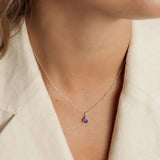 12 Constellation Birthstone Set Necklace Zodiac Stainless Steel Pendant