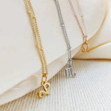 Stainless Steel 12 Constellation Pendant Necklace Golden Zodiac Charms Jewelry