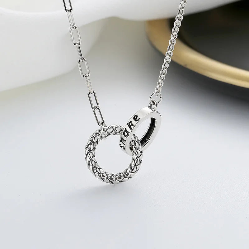 Vintage Style Animal Shape Silver 925 Necklace for Women