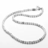 Tiger Eye Stone Beads Necklace 60cm Length