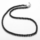 Tiger Eye Stone Beads Necklace 60cm Length
