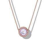 Silver S925 Matching Necklace with Logo - Girl's Holiday Gift