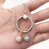 925 Sterling Silver Pan Pendant Necklace