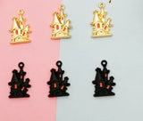 60pcs Halloween Metal Charm Pendant DIY Necklace Jewelry Making