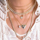 925 Silver Choker Square Link Chain Modern Cable Necklace