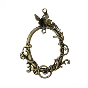 Antique Bronze Butterfly Charm Pendants