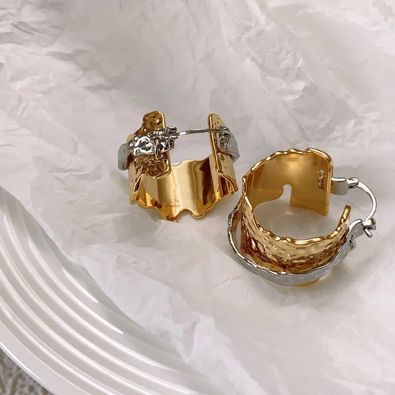 European INS Exaggerated Metal C-Shape Ear Jewelry