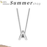 Real 925 Silver Pan Necklace Crystal Wedding Jewelry