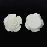Resin Flower Embellishments for Jewelry Making 20mm x 20mm, 50PCs