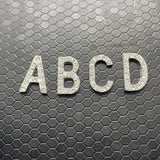 26 English Alphabet Metal Charms Rhinestone DIY Jewelry Accessory